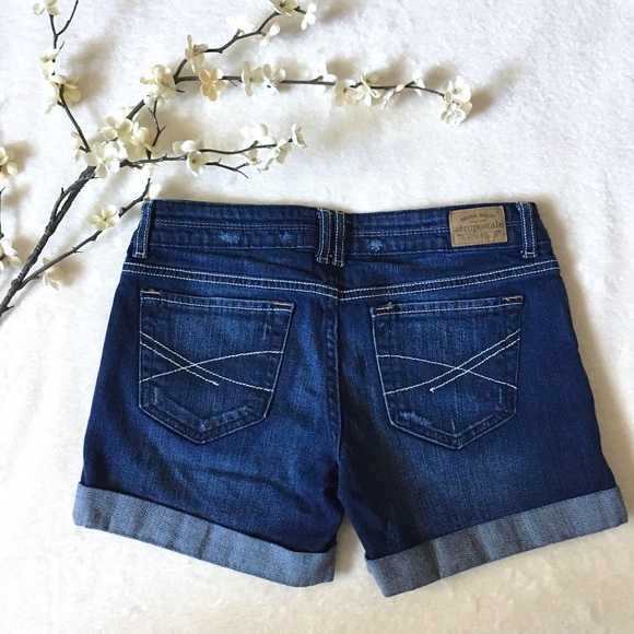 Aeropostale midi Jean Shorts Size 0 - 2 - Picture 3 of 4